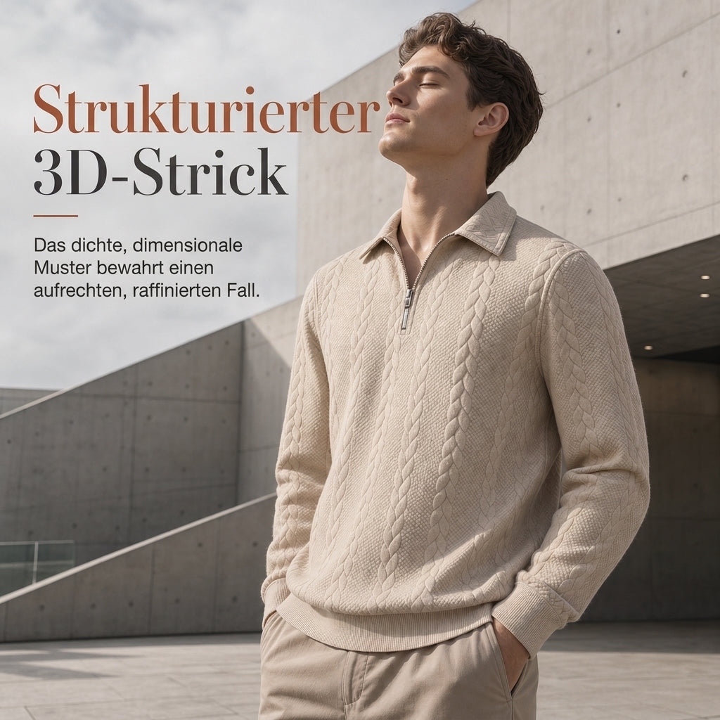 Freizeit-Strickpullover aus Jacquard für Herren