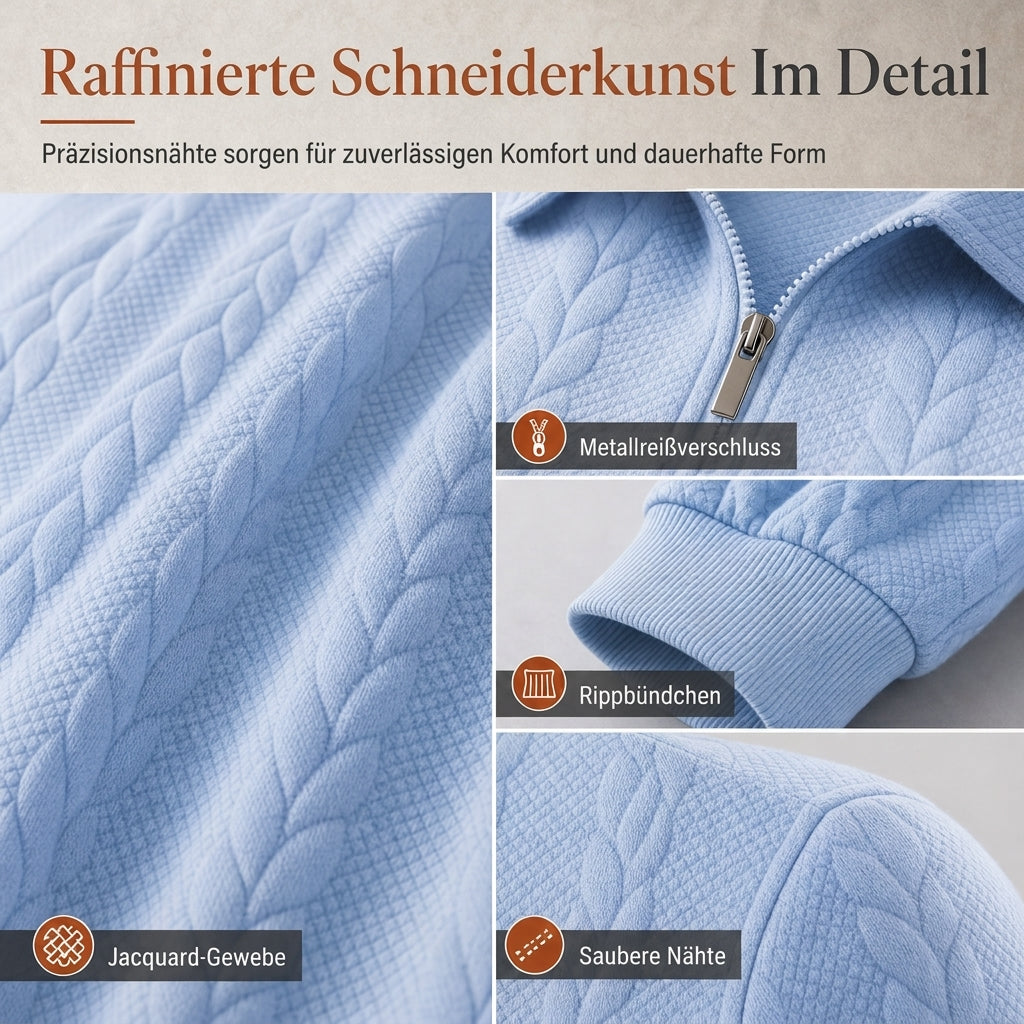 Freizeit-Strickpullover aus Jacquard für Herren