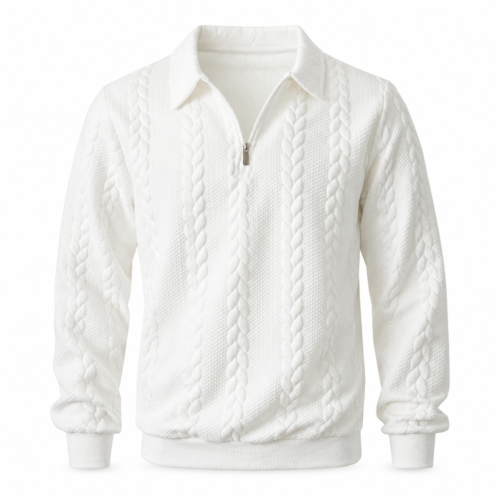 Freizeit-Strickpullover aus Jacquard für Herren