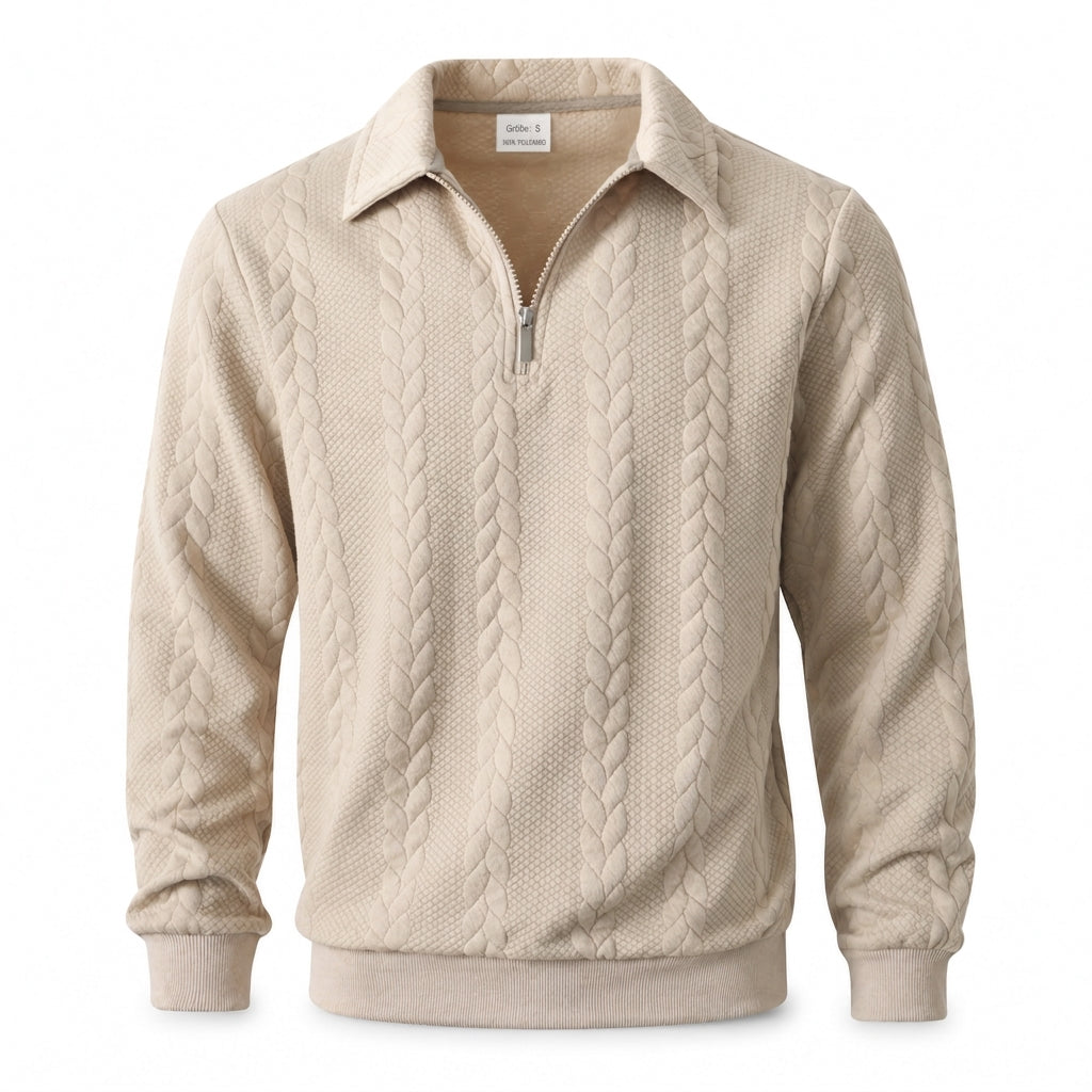 Freizeit-Strickpullover aus Jacquard für Herren