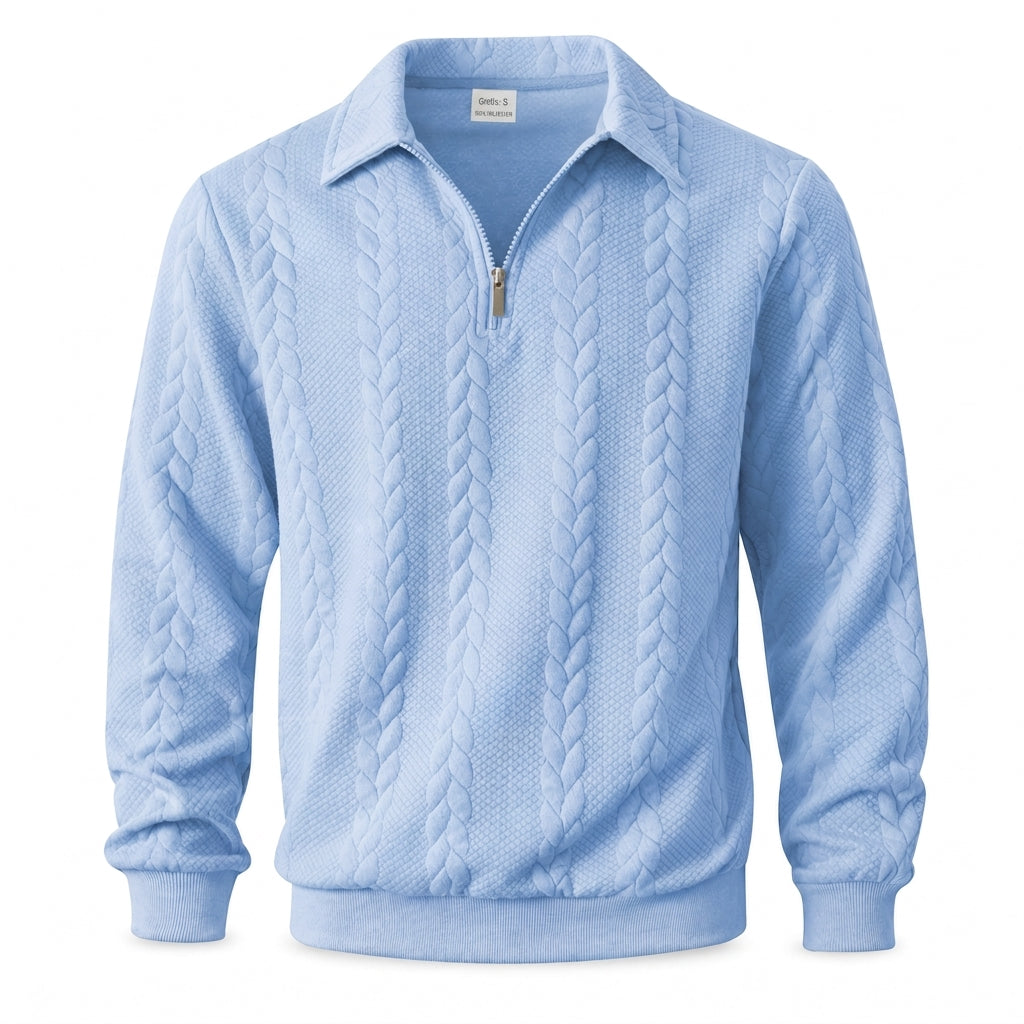 Freizeit-Strickpullover aus Jacquard für Herren
