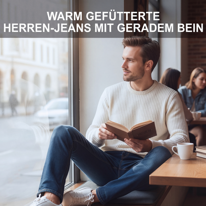 Gefütterte Gerade Bein Jeans für Herren