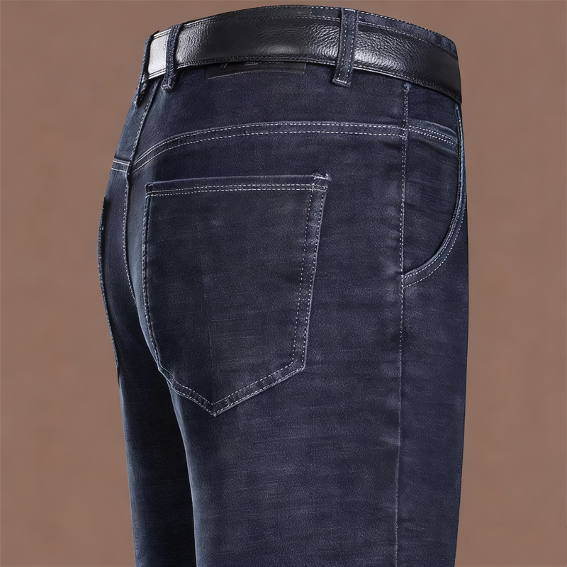 Gefütterte Gerade Bein Jeans für Herren