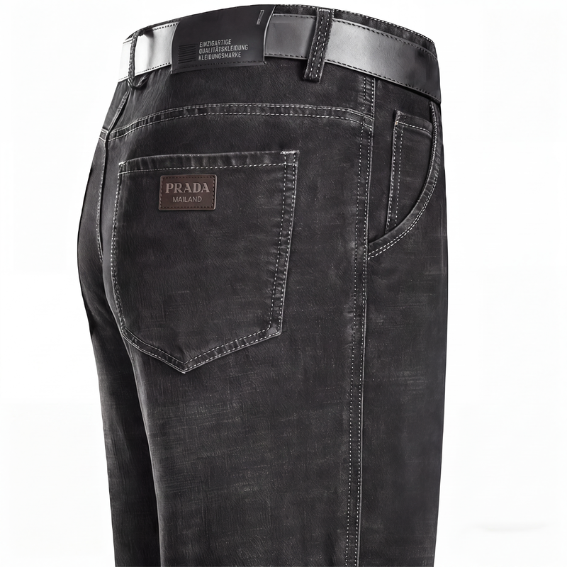 Gefütterte Gerade Bein Jeans für Herren