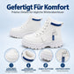 Warme Damen-Martinstiefel mit Plüschfutter