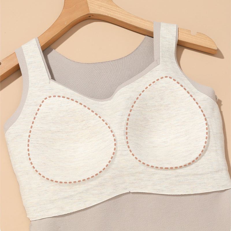 Verdicktes, warmes Tanktop mit integriertem BH