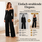 Damen schicker Trägerfreier Jumpsuit mit Pailletten