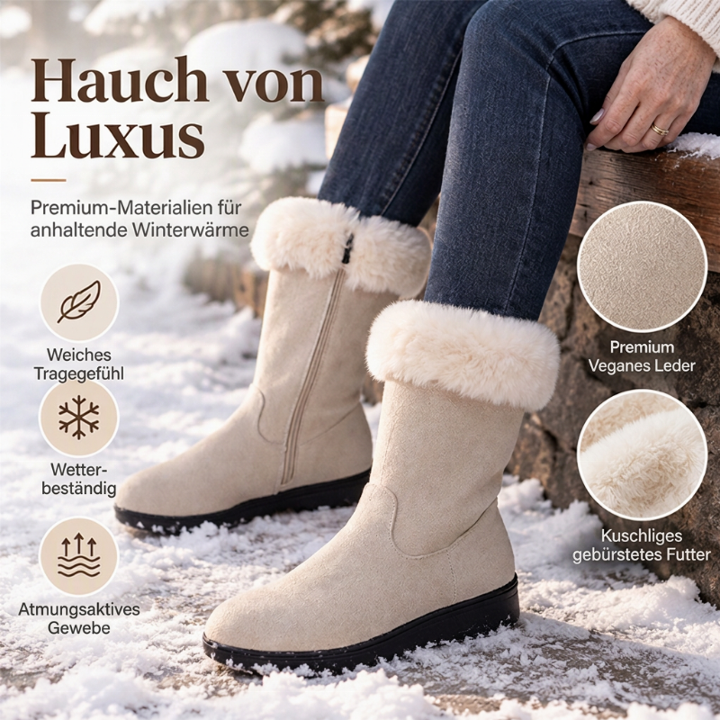 Warme, rutschfeste Schneestiefel für Damen