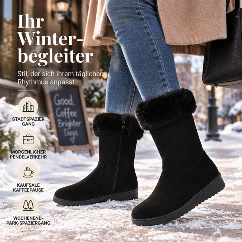 Warme, rutschfeste Schneestiefel für Damen