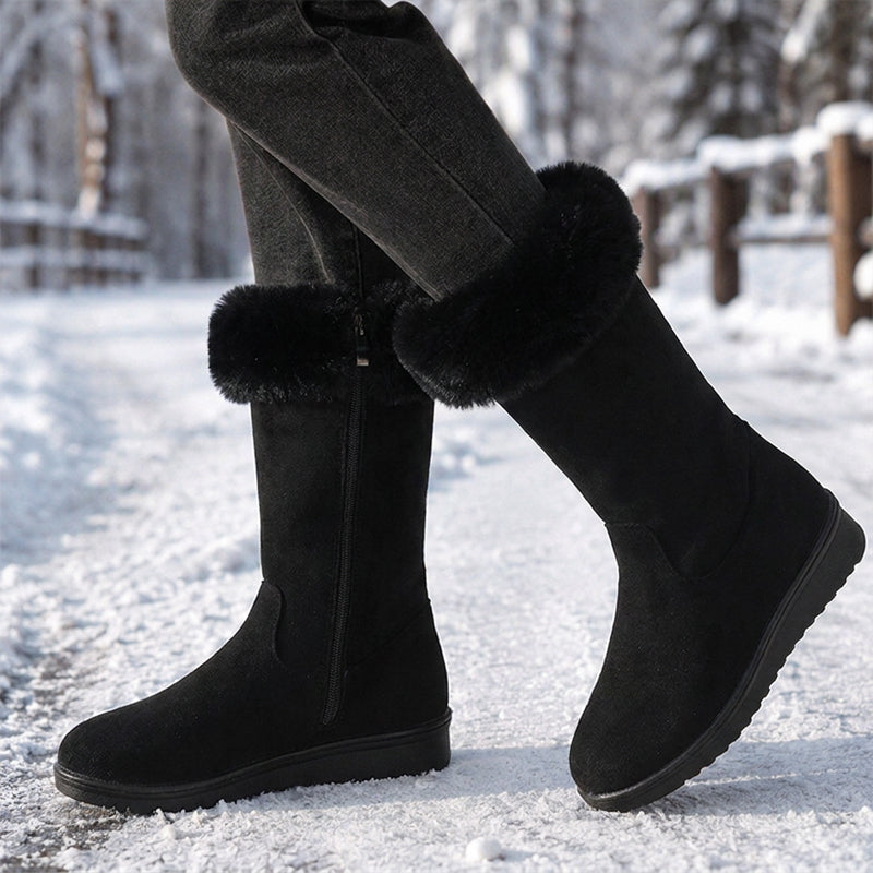 Warme, rutschfeste Schneestiefel für Damen