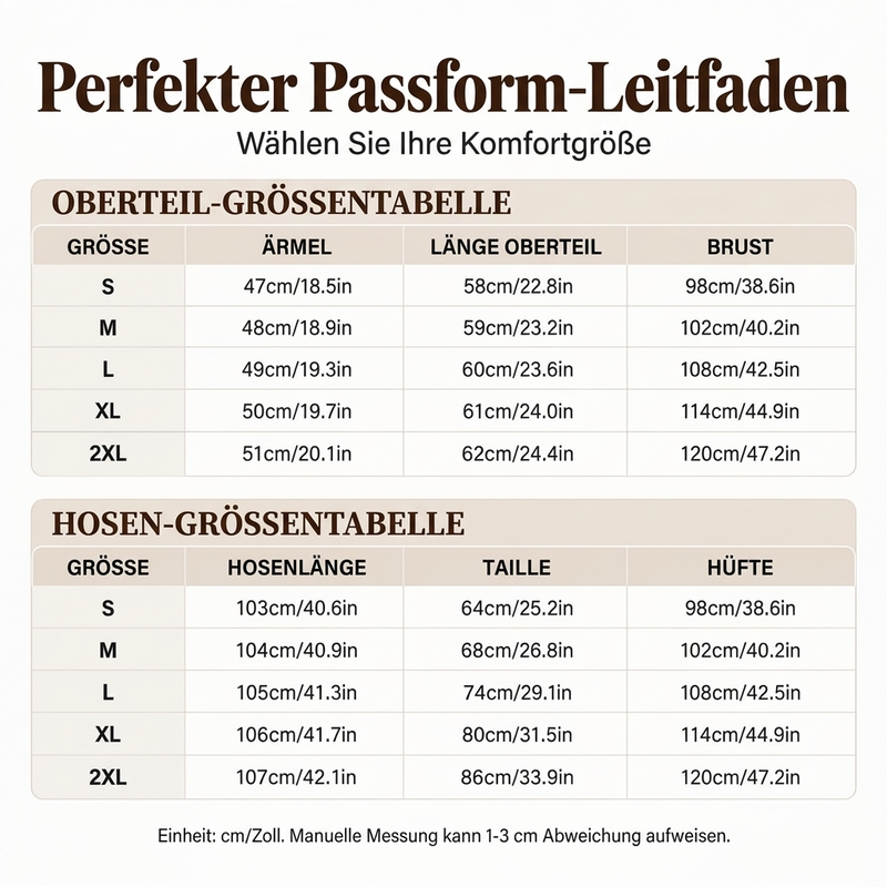 Freizeit 2-Teilig Waffelstrick Set für Damen