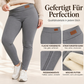 Damen Thermo-Leggings mit hoher Taille und Plüschfutter