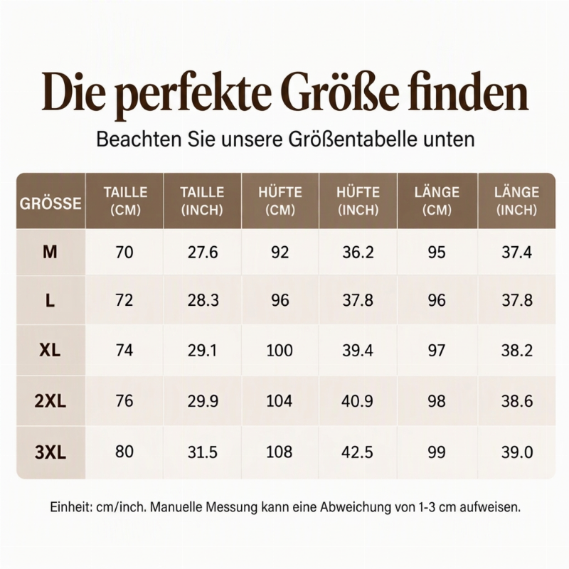 Damen Thermo-Leggings mit hoher Taille und Plüschfutter