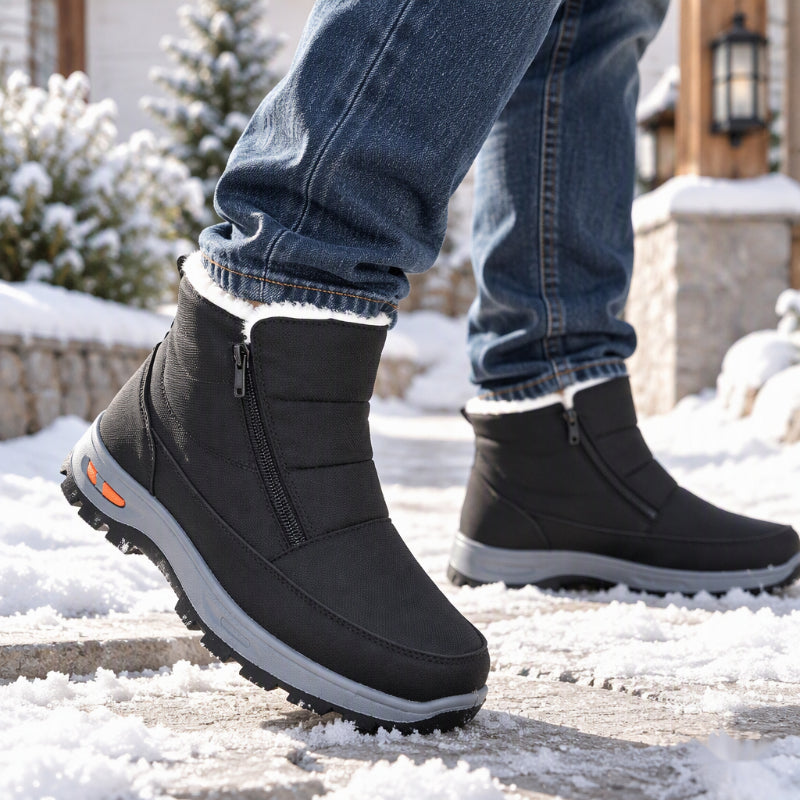 👍🥾Bequem & leicht, Alltag – Herren warme wasserdichte Schneestiefel
