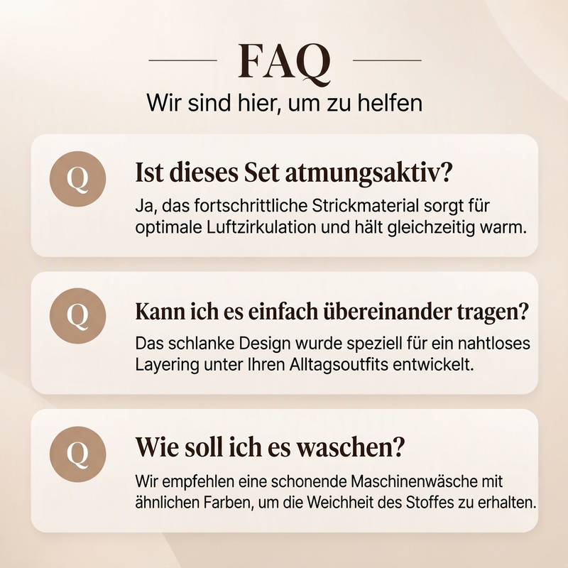 Damen Thermounterwäsche Set mit Stretch