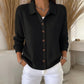 Damen Strickjacke mit Kragen und Knopfleiste
