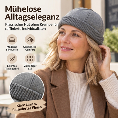 Unisex Warme Strick Mütze ohne Schirm