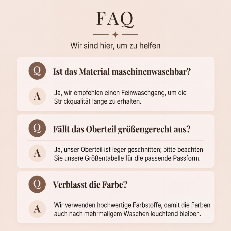 Langarm-Rippstrickoberteil für Damen im Color-Block-Design