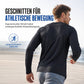 Herren Schnell Trocknend Rundhals Langarmshirt