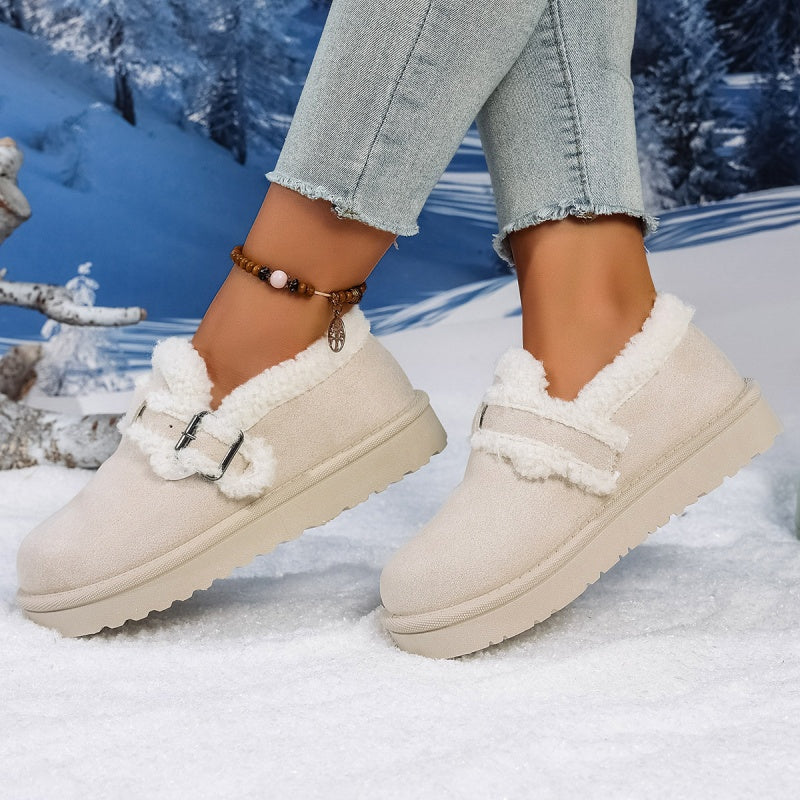 Damen Winter Trendy Warme Schlupfschuhe