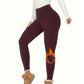 Warme Damen-Leggings mit hoher Elastizität und schmaler Passform
