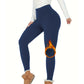 Warme Damen-Leggings mit hoher Elastizität und schmaler Passform