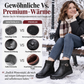 Damen Winterstiefel aus PU-Leder mit Plüschfutter