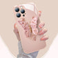 Плосък стъклен капак с 3D модел на пеперуда, съвместим с iPhone